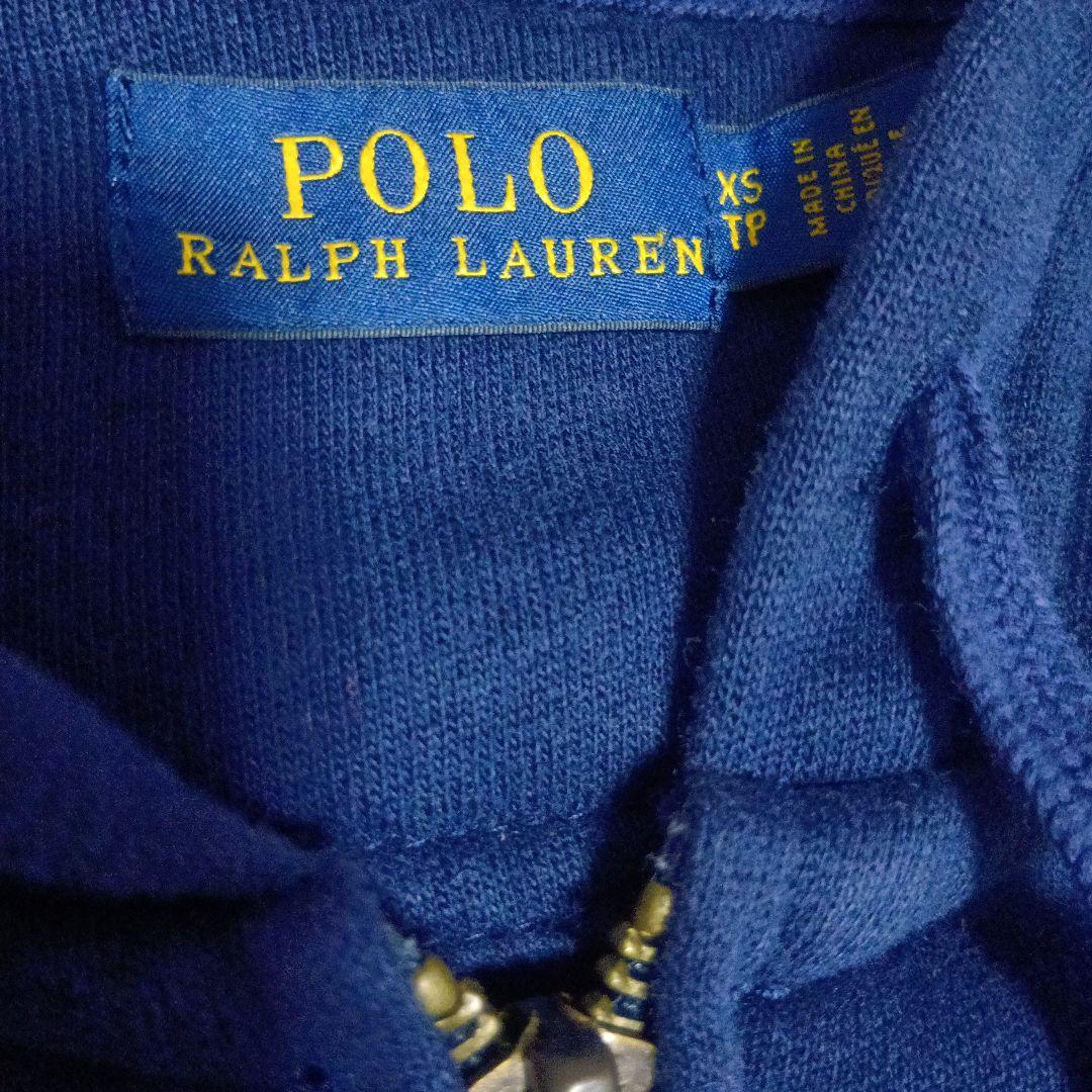 ポロ ラルフローレン ビッグポニー刺繍　 ネイビー パーカー　USA国旗