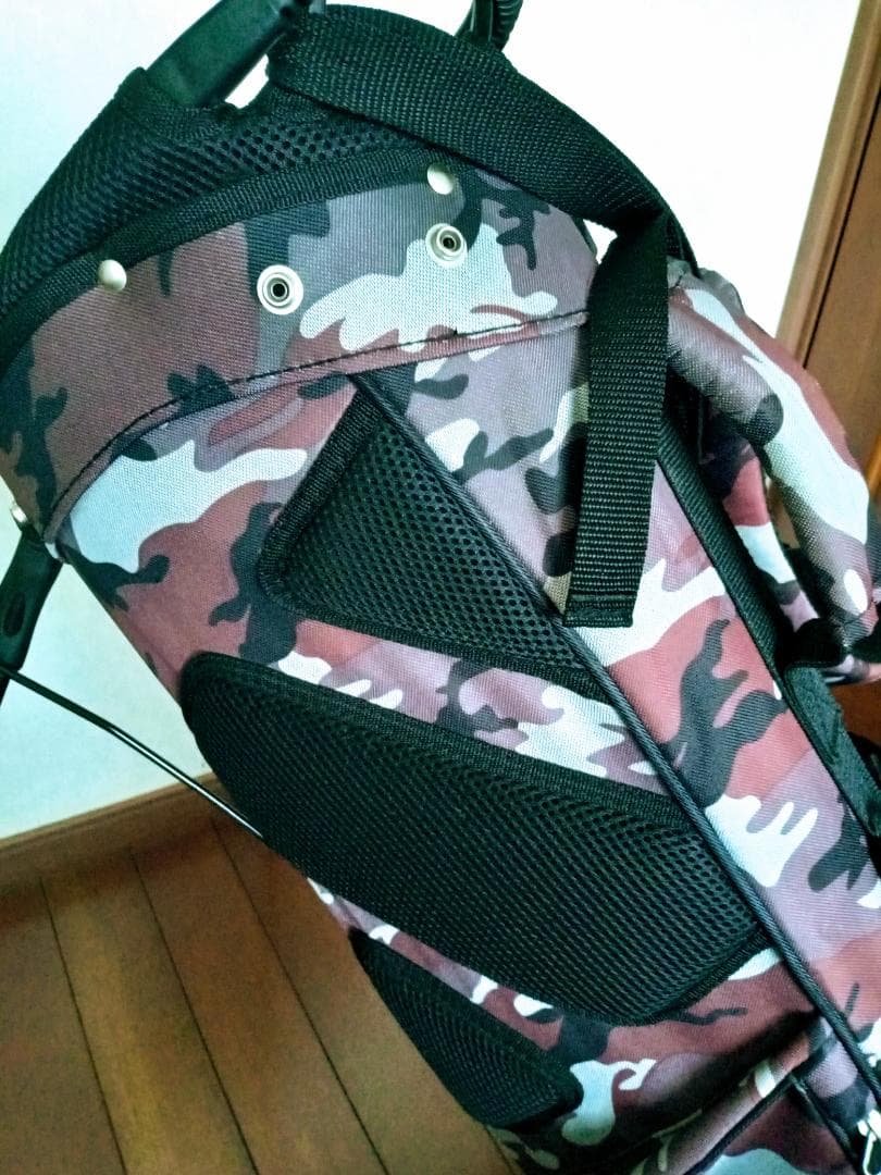 ★PYKES PEAK★スタンド式キャディバッグ★迷彩柄★美品★