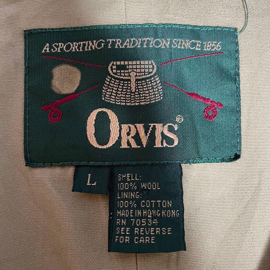 90s ORVIS レア ハンティング ツイード ウール ベスト ジャケット