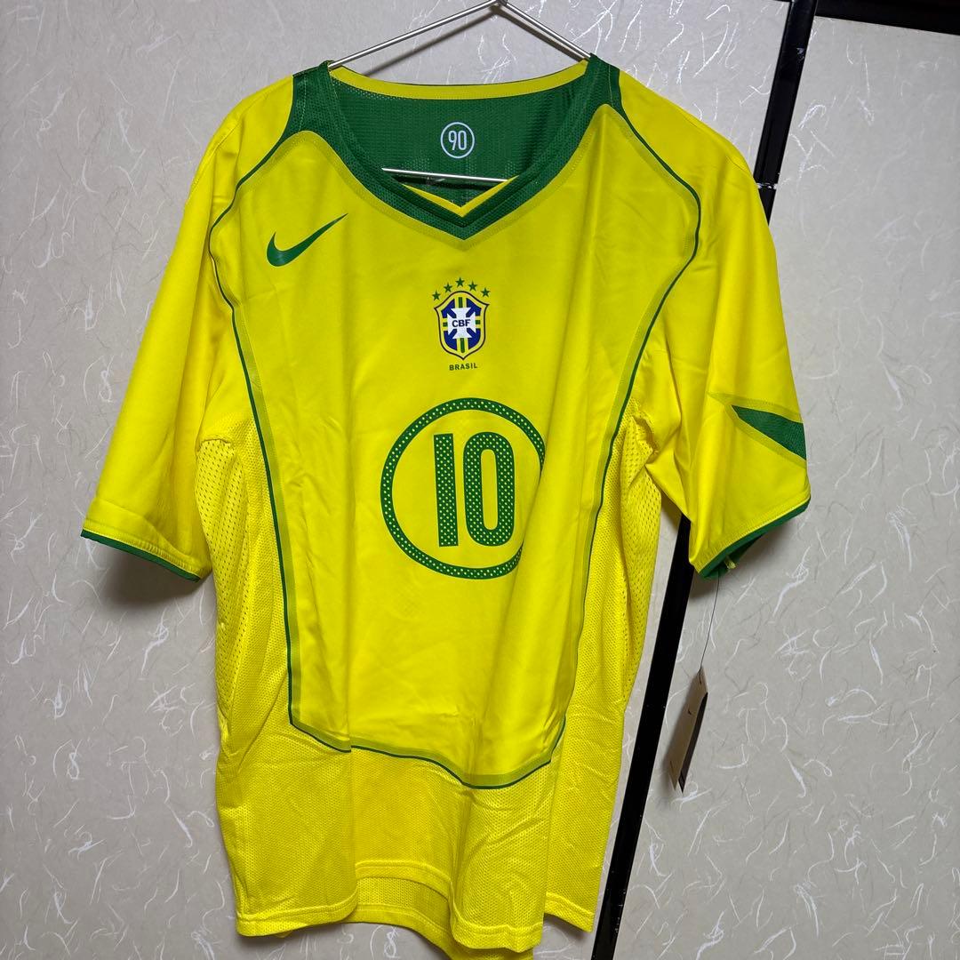 サッカー　ユニフォーム　ブラジル代表2004　復刻モデル　ロナウジーニョ
