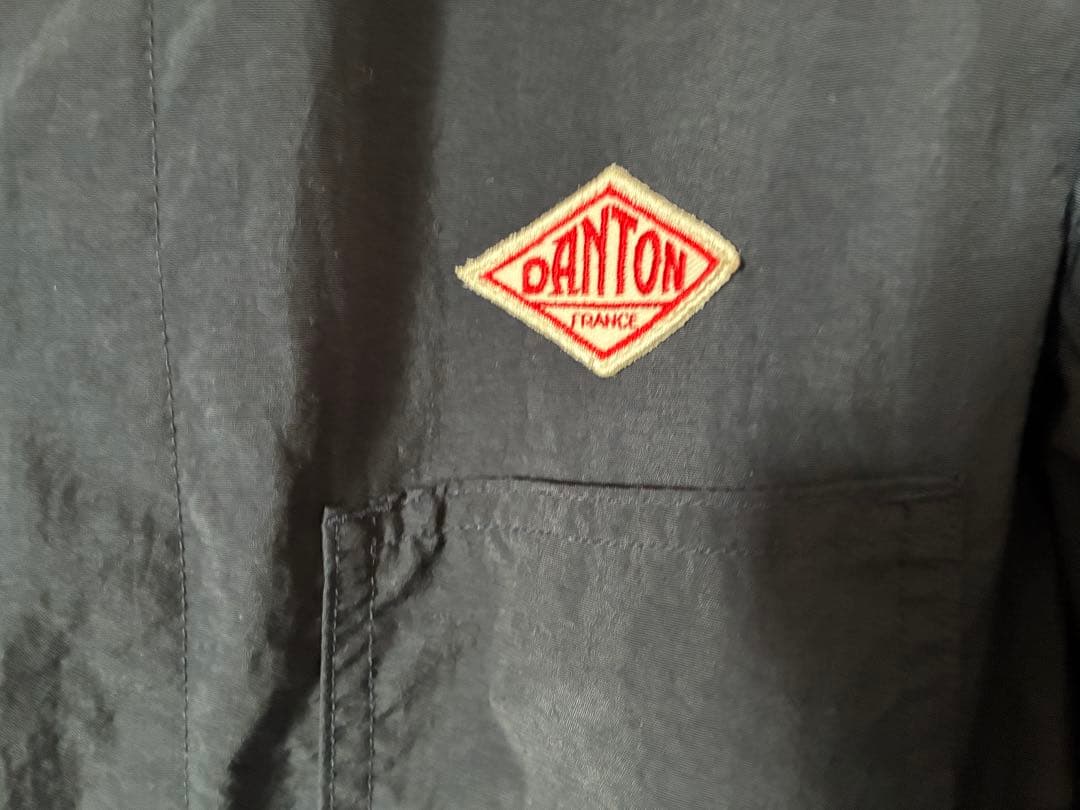BEAMS別注 DANTON ナイロンコート　スプリングコート　ネイビー