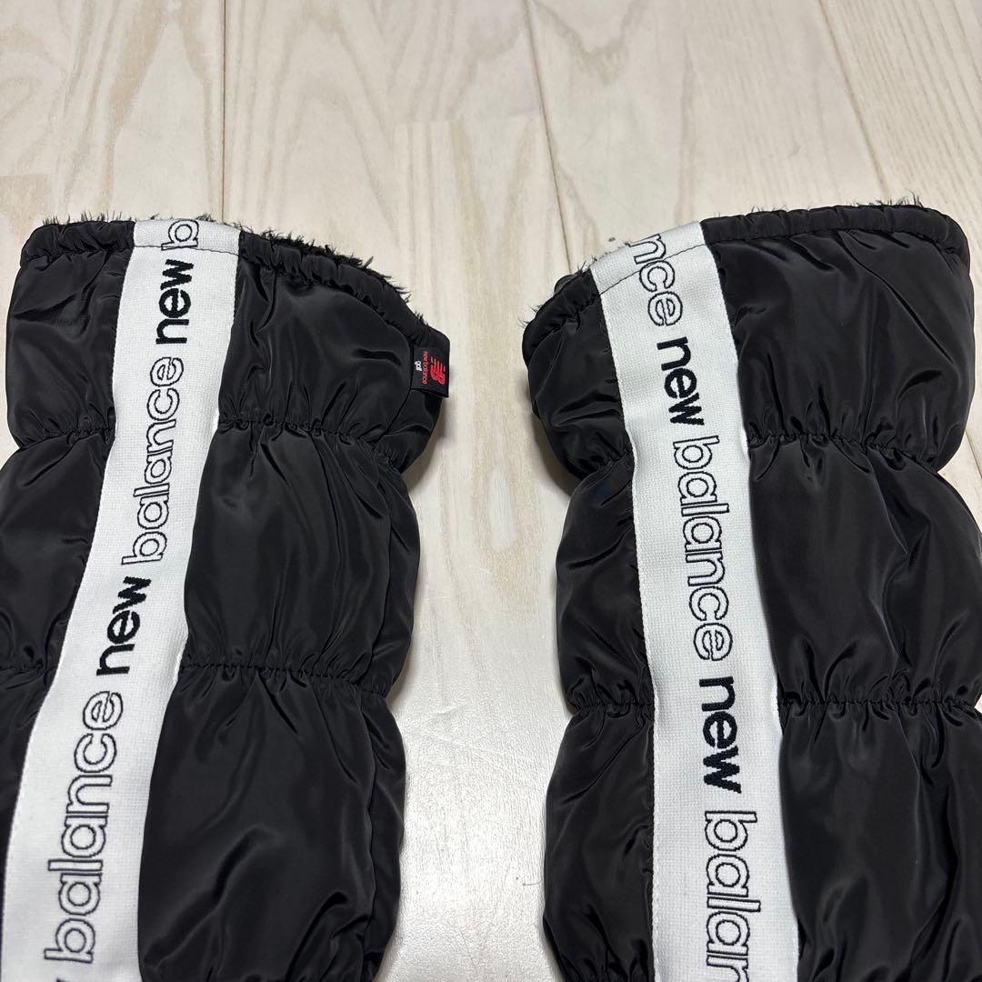 未使用New Balance ファー　レッグウォーマー　黒　ゴルフ　 ブラック