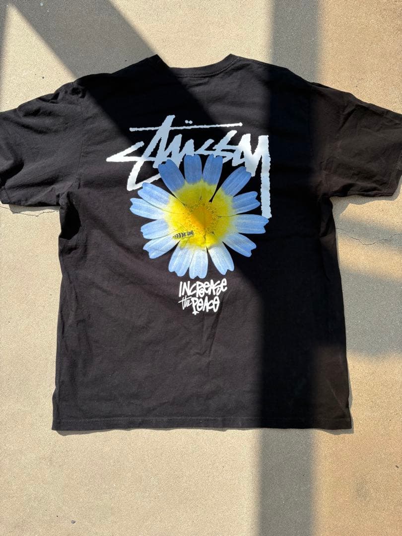 Stussy ブラック Tシャツ Lサイズ