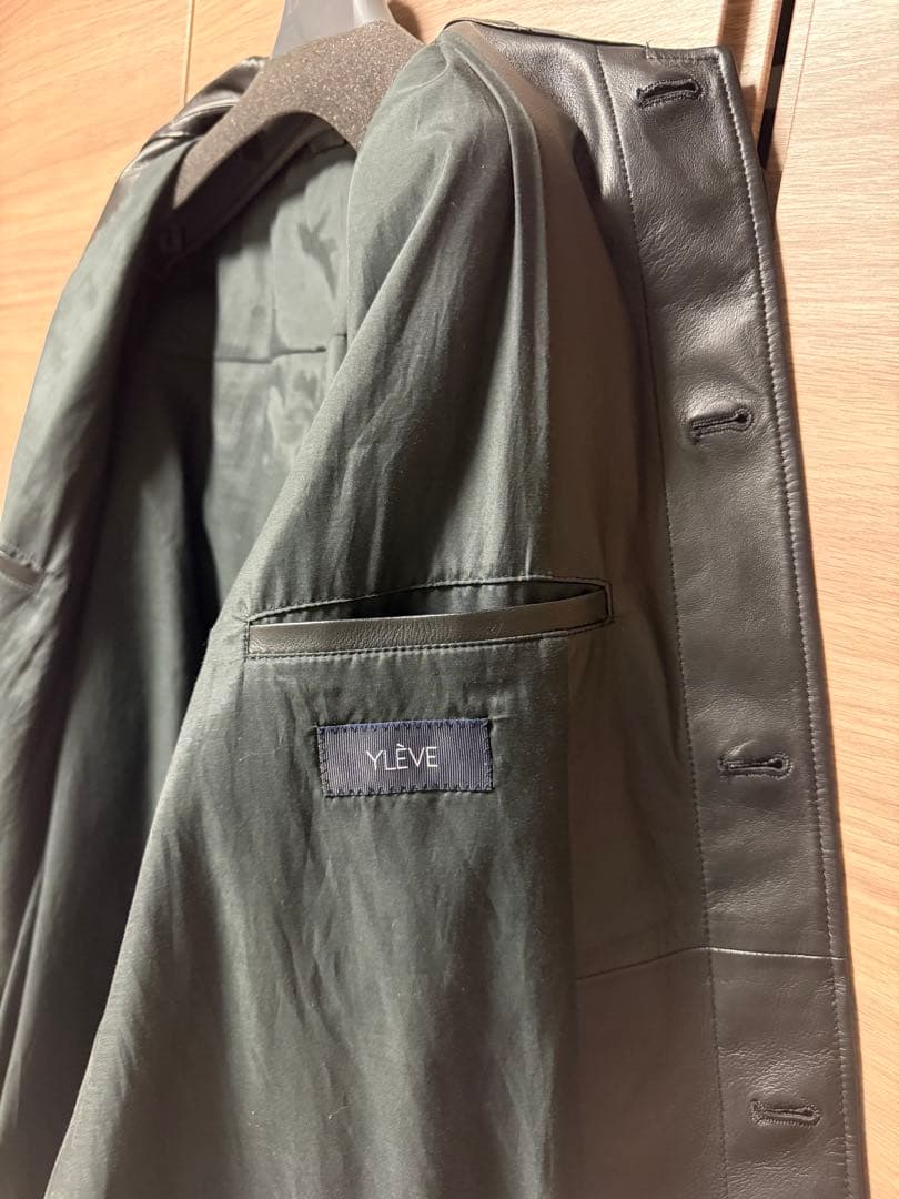 ジャケット・アウター yleve/glove sheep lether coverall jacket