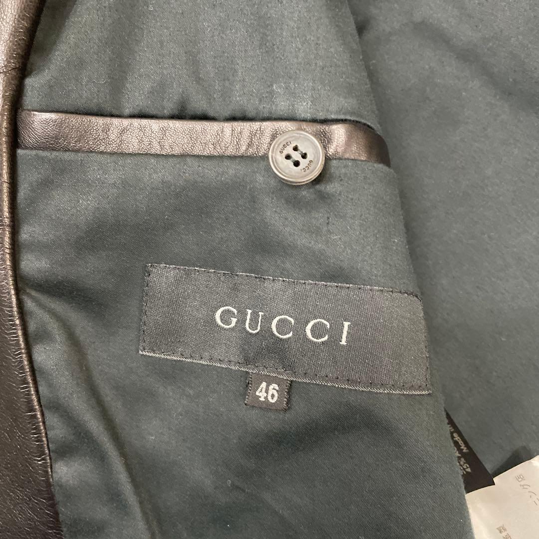 ★GUCCI レザージャケット　⚠️注意点あり