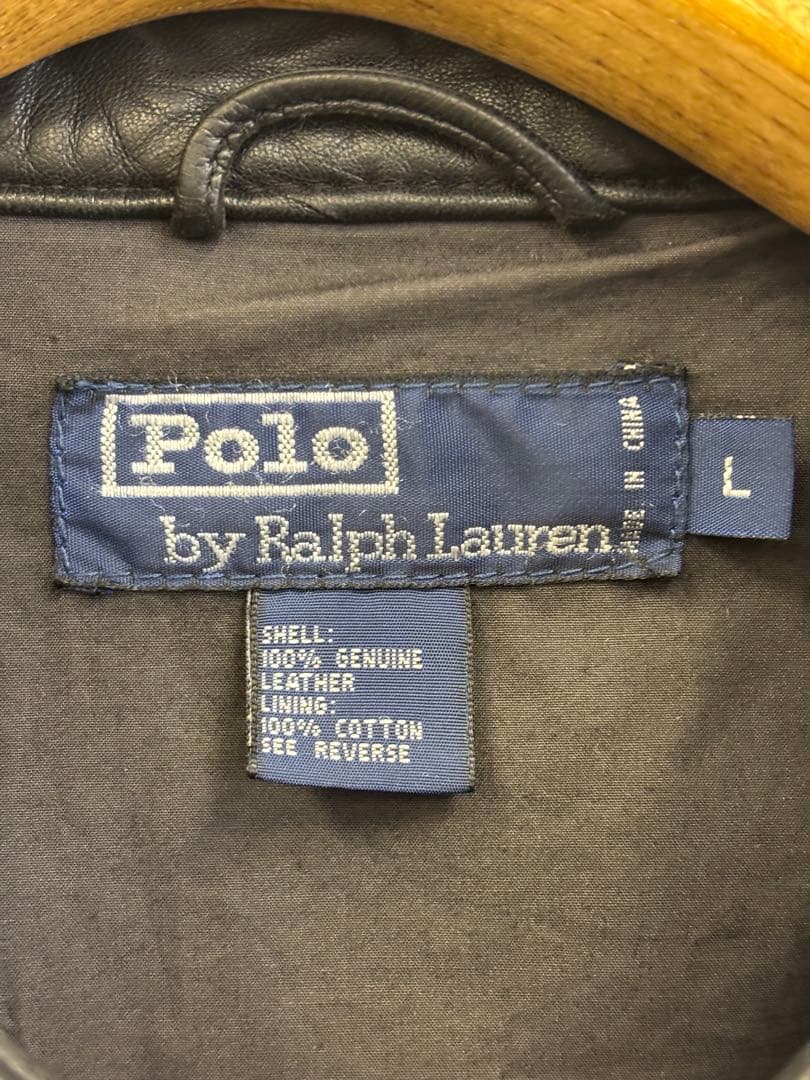 Ralph lauren レザー スイングトップ Lサイズ