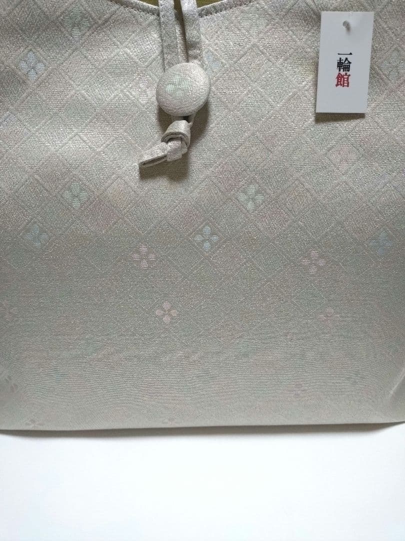最終価格！和装用バッグ 　花柄 　日本製　新品未使用品　軽い　自立光沢有り