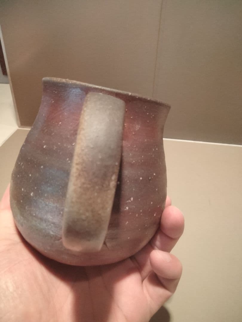 備前焼　藤見俊一　水差し　ピッチャー
