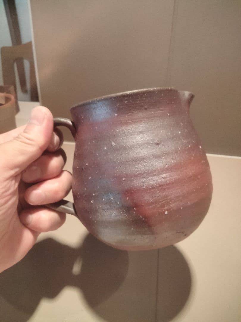 備前焼　藤見俊一　水差し　ピッチャー
