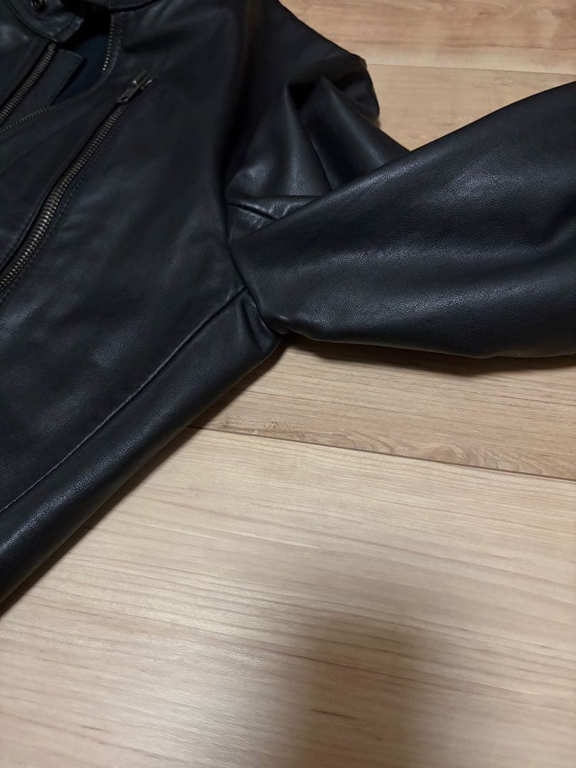 た*ち様 初期 09ss Margiela ハの字 ライダース ジャケット 黒