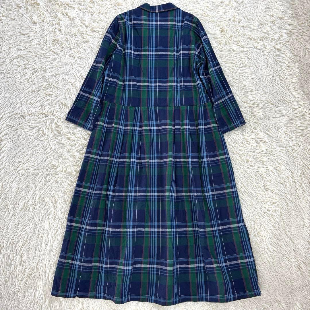 美品 サニークラウズ ponさんのマドラスチェックワンピース LT