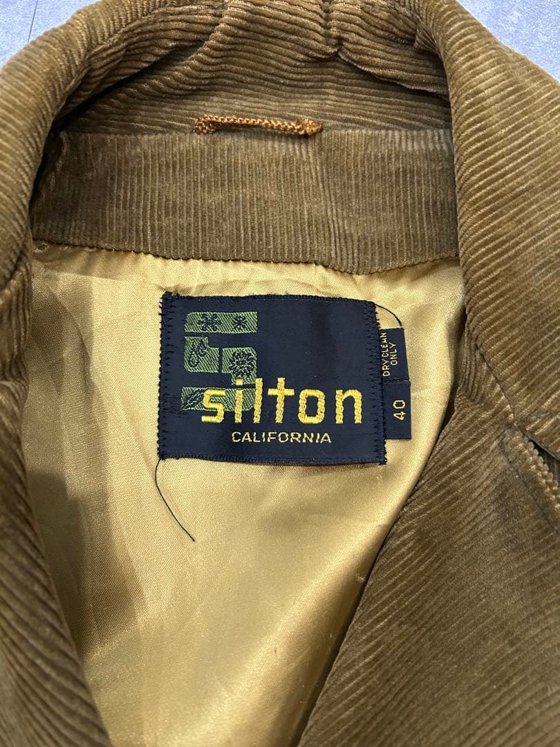 【希少】60s 〜 70s silton ドッグイヤー コーデュロイ コート