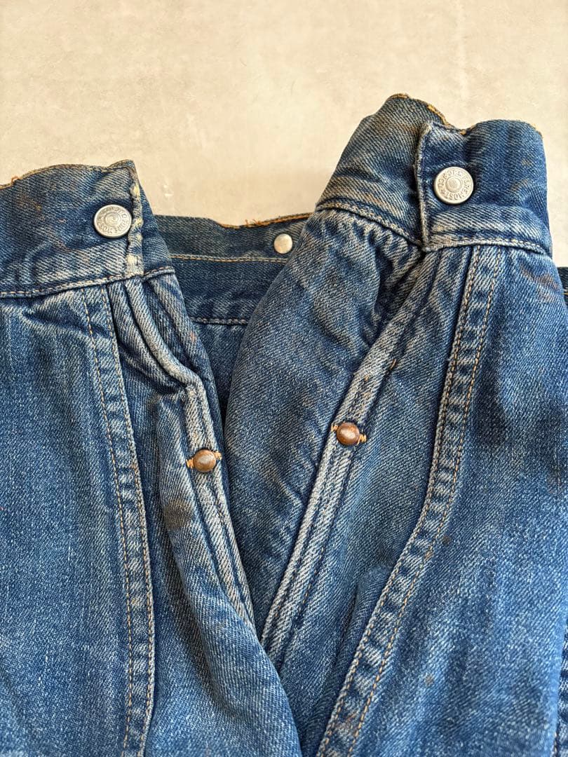 50s foremost 2nd デニム たん丈 縦落ち levi's507xx
