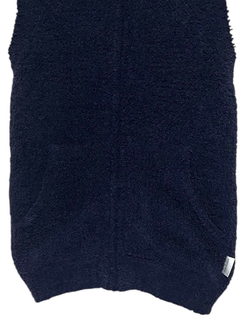 新品未使用　現行品　KASHWEAR パイルベスト　ネイビー　サイズS