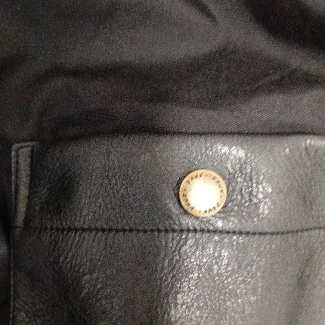 zara フェイクレザー フーディー ジップ ブルゾン L Y2K 黒