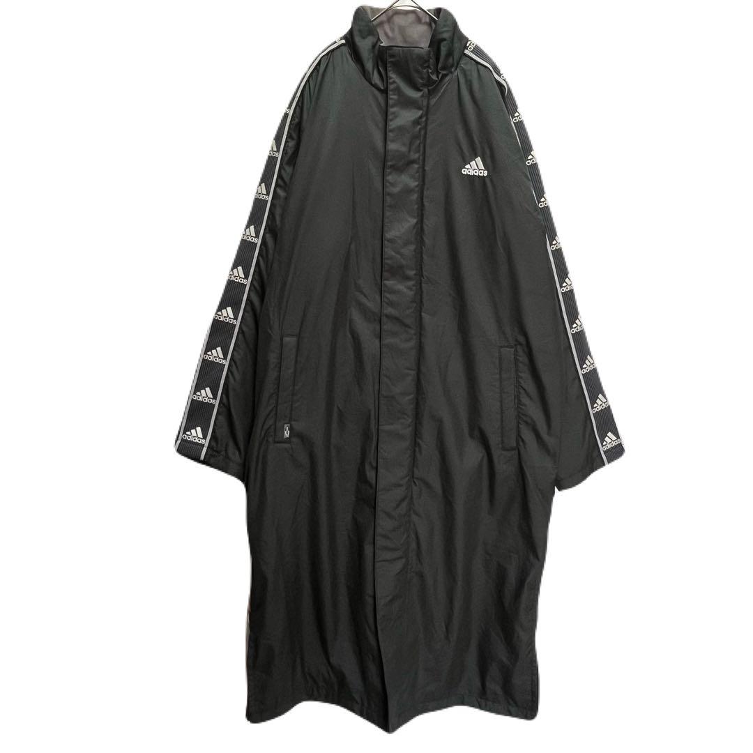 00s 【adidas】CLIMAWARM ベンチコート ロング 防寒 スポーツ
