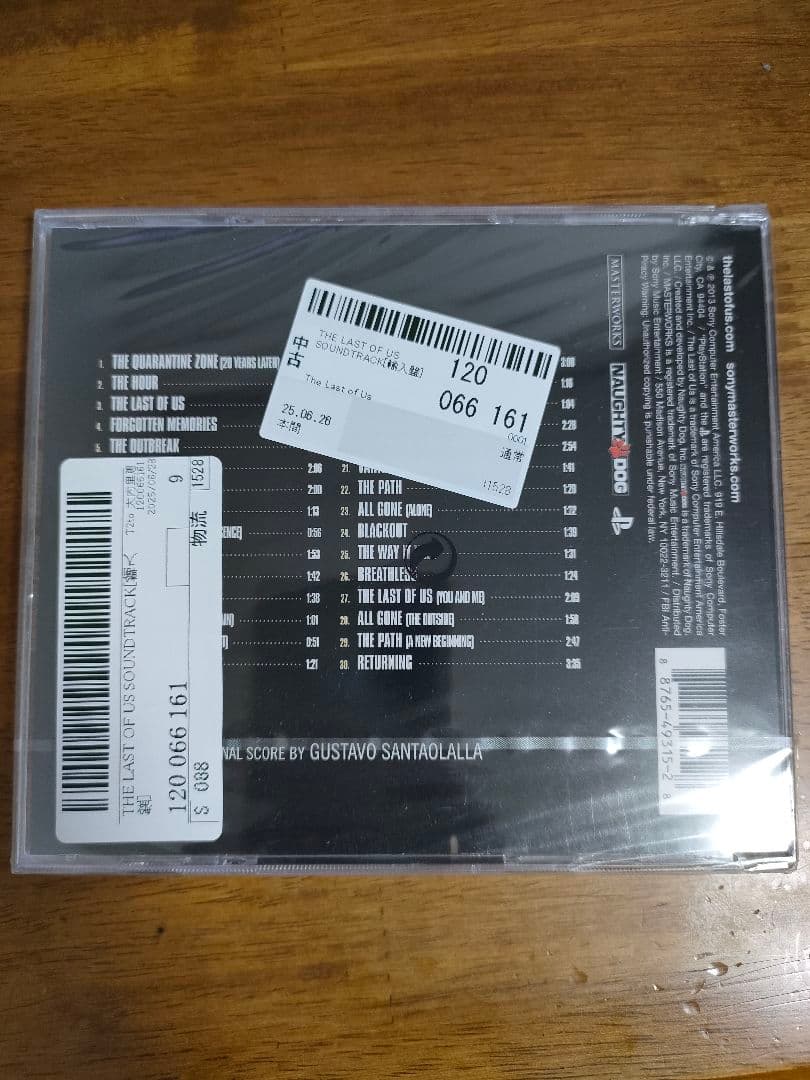 THE LAST OF US SOUNDTRACK輸入盤　中古未開封