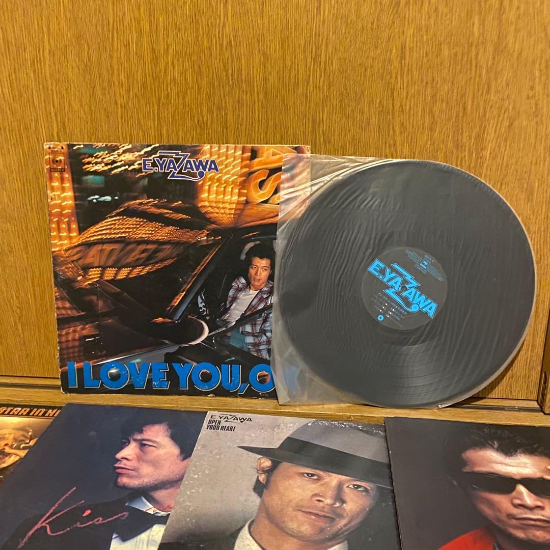 矢沢永吉 レコード7枚 & 写真集 本3冊 セット I LOVE YOU,OK