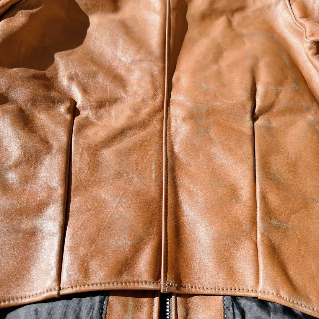 美品✨エアロレザー　Aero leather レザージャケット　ライダース