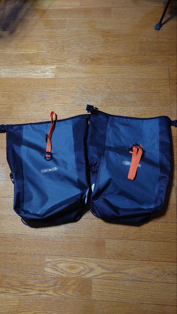 ★ ORTLIEB 防水バッグ 中型 ブラック オルトリーブ　グラベルパック