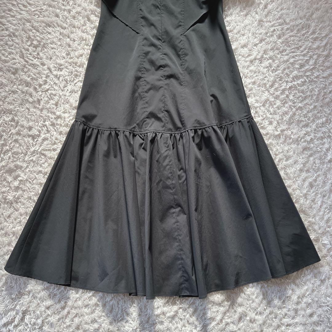 【ASTRAET 】UNITED ARROWS マキシワンピース ブラック　薄手