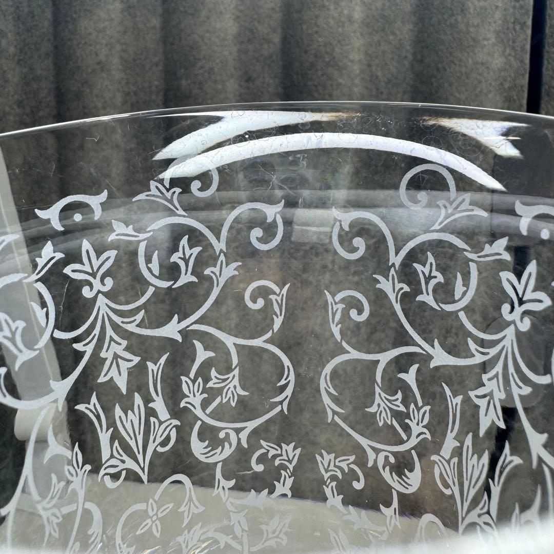 ひ*じ様 オールド バカラ エルナ 花瓶 フラワーベース ERNA 唐草模様