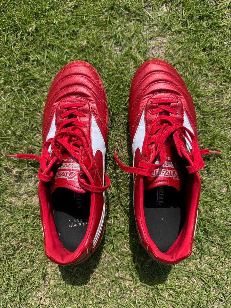 【5月末まで特価】サッカースパイクモレリア II JAPAN 26.5cmレッド