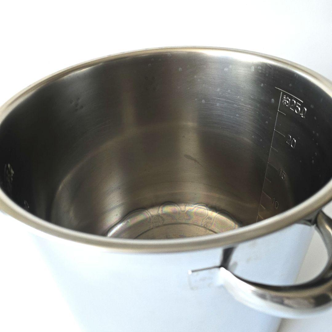 燕三条 赤川器物製作所 AG 18-8 蓋 目盛付 寸胴鍋 33cm 26Ｌ ①