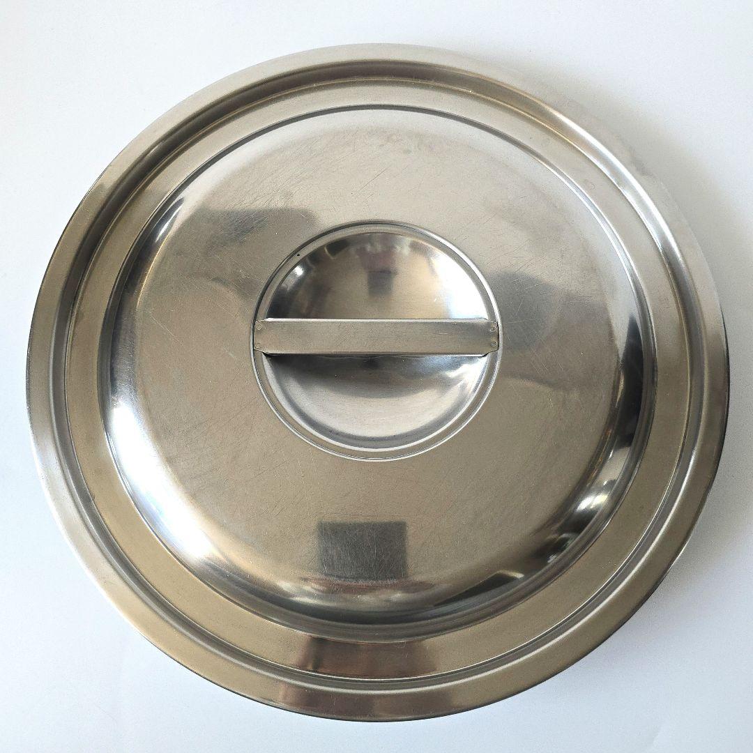 燕三条 赤川器物製作所 AG 18-8 蓋 目盛付 寸胴鍋 33cm 26Ｌ ①