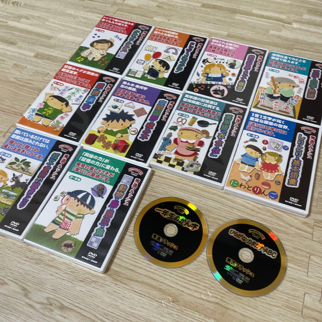 星みつる式才能教育　秀逸フラッシュ　DVD 12枚