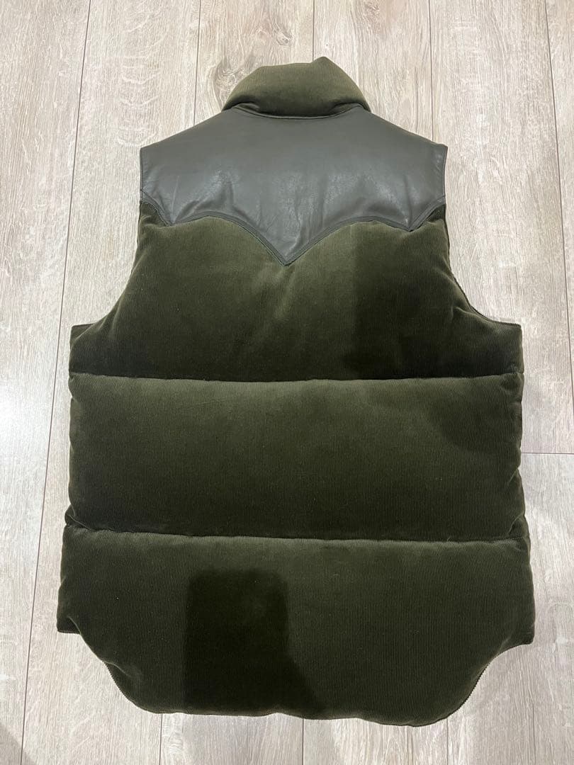 ロッキーマウンテン ダウンベスト 36 コーデュロイ Featherbed