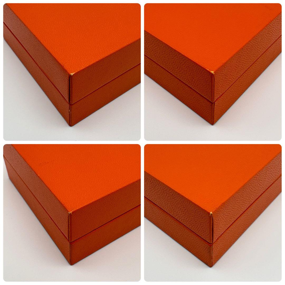 HERMES 空箱のみ ギフトBOX オレンジ 袋付き ショッパー ブレスレット
