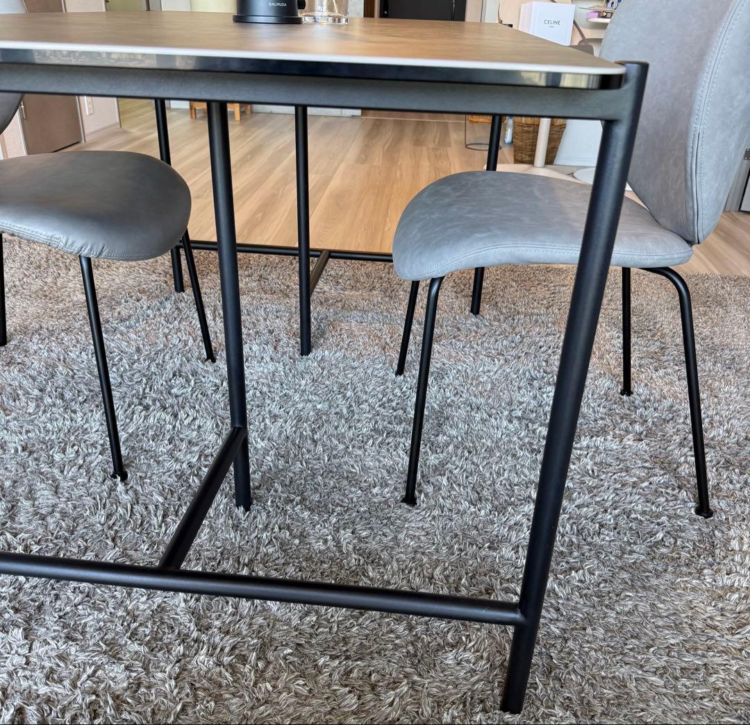 moda en casa PIPA TABLE セラミック140cm 北欧モダン