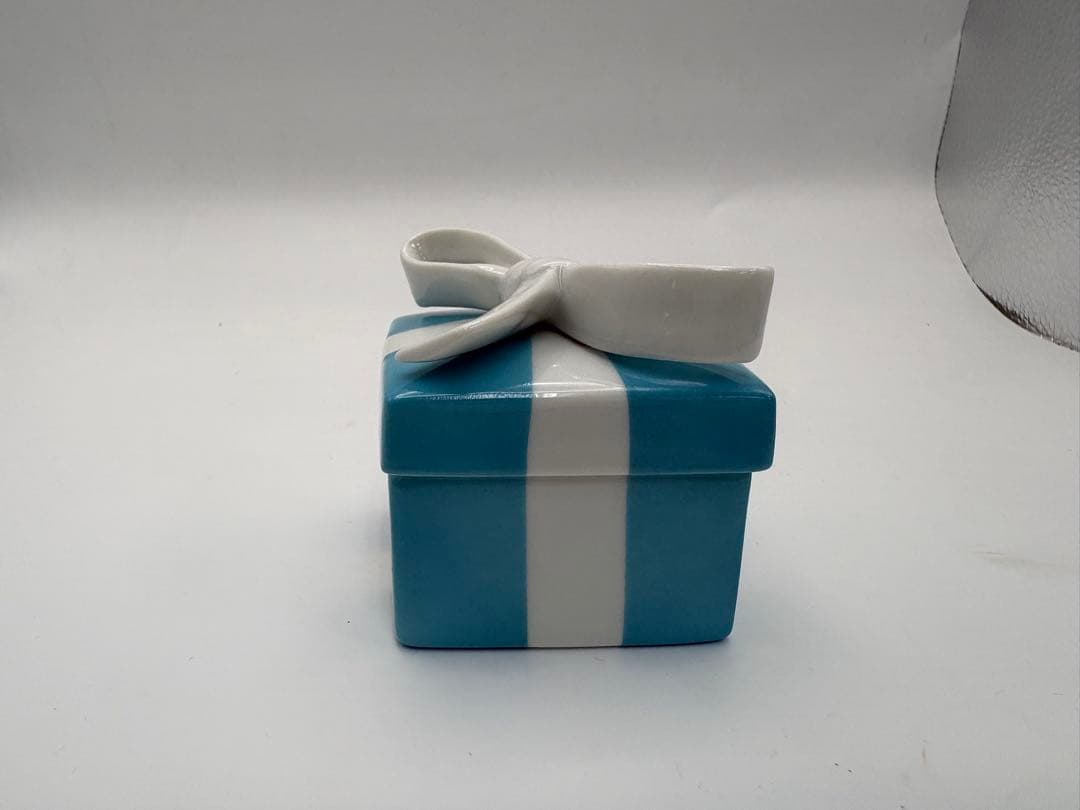 ティファニー TIFFANY＆CO ミニブルーボウボックス 置物 リボン