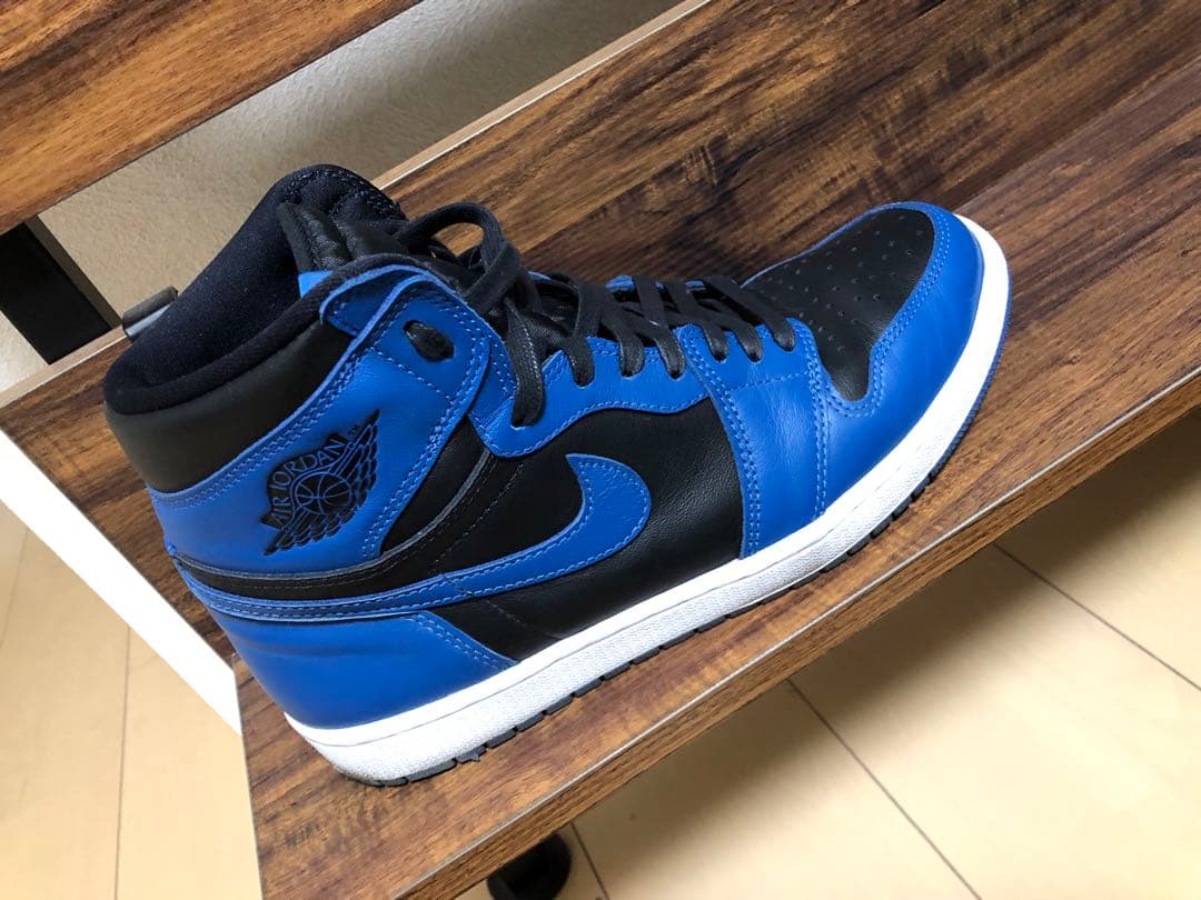 Nike Air Jordan 1 青/黒 中敷を交換してます ダークマリーナ