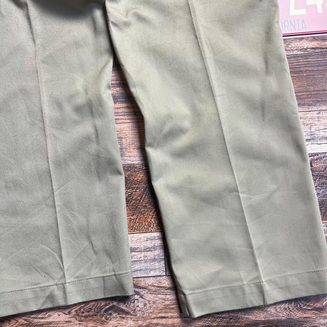 ポ*酢様 Dickies ワークパンツ ベージュ USA製 80s チビタグ W
