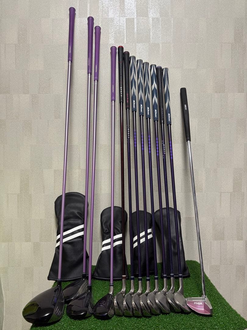レディースバッグ新品！オノフONOFFクラブフルセット13本フレックスL