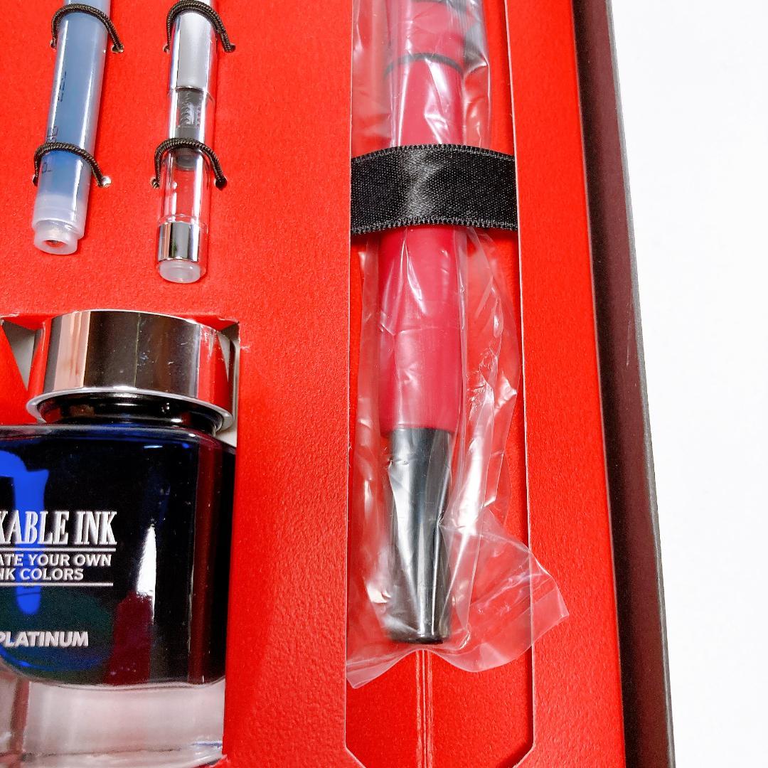 PLATINUM CURDAS ノック式 PKN-9000 レッド　|3340|