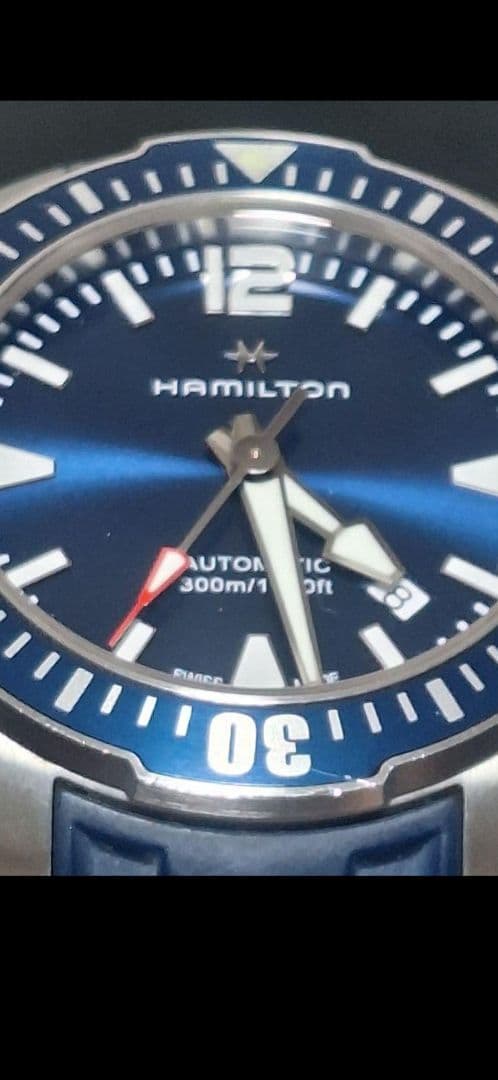 Hamilton H77705345 カーキネイビー オープンウォーター