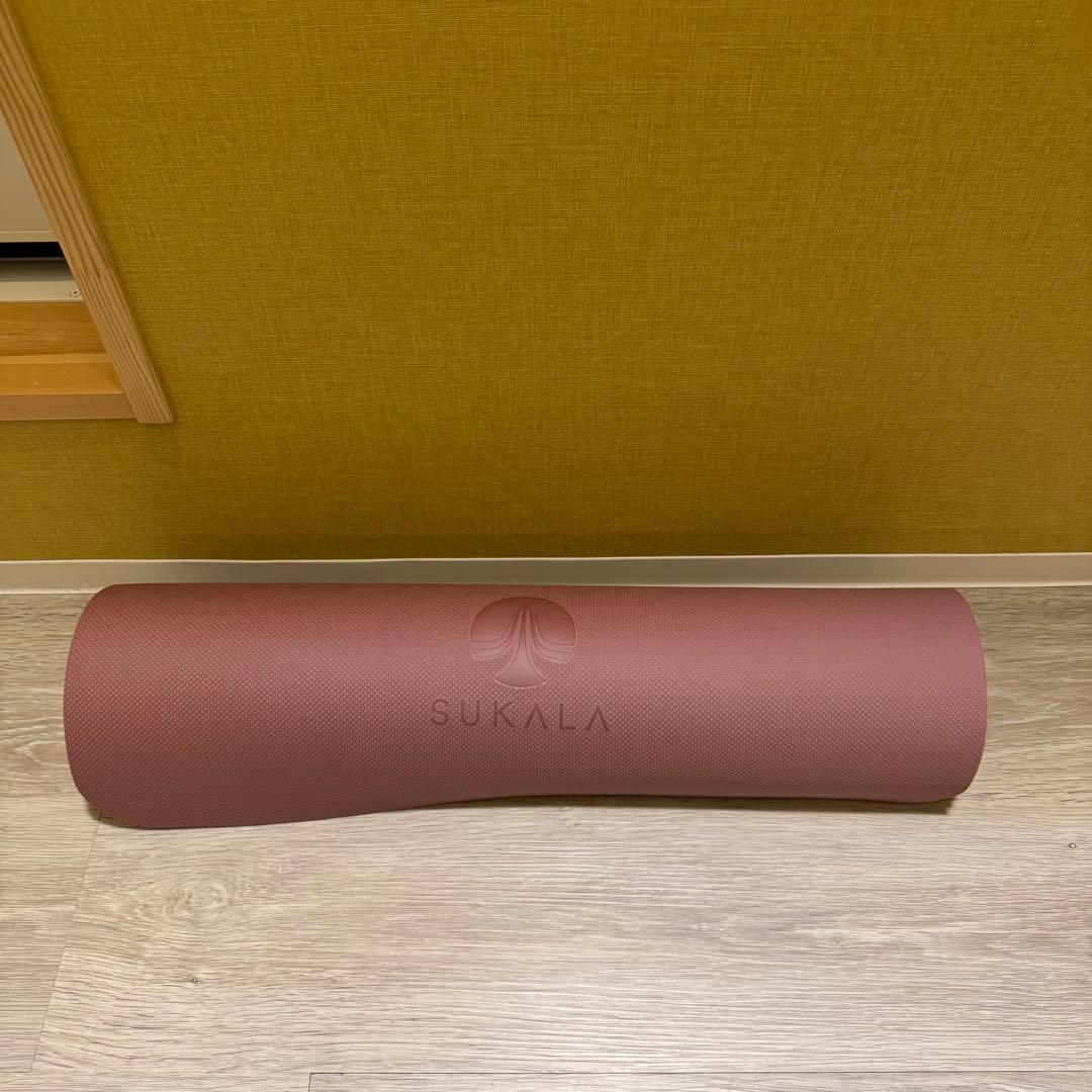 SUKALA リバーシブルヨガマット ローズ 専用収納バッグ付き