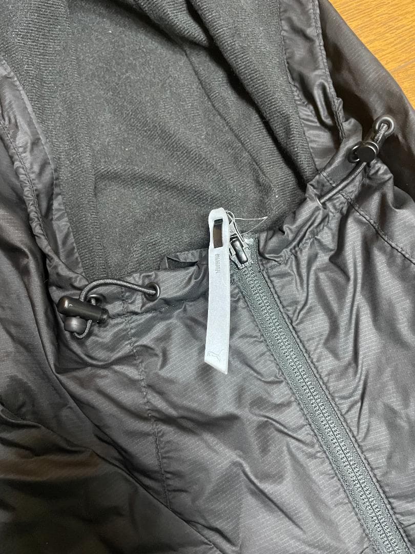 PUMA(プーマ） 裏起毛 ナイロン セットアップ サイズL ブラック