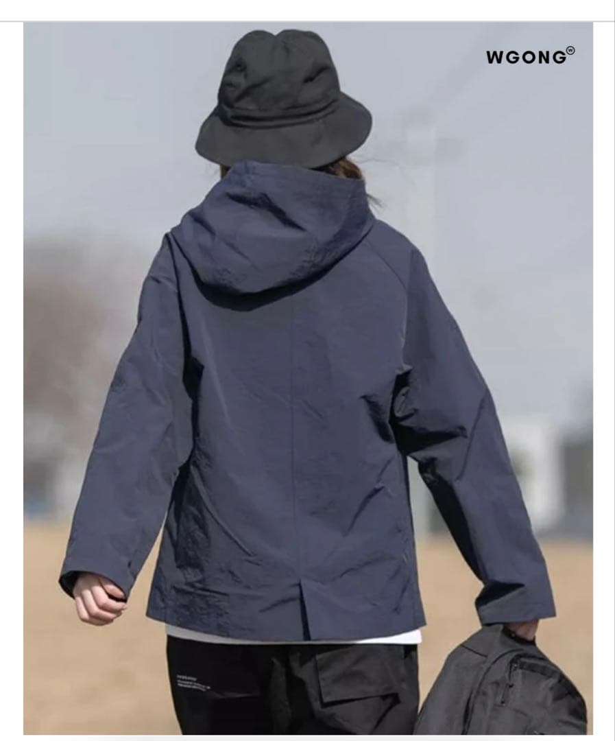 【WGONG】 RETRO SIMPLE HOODIE W694