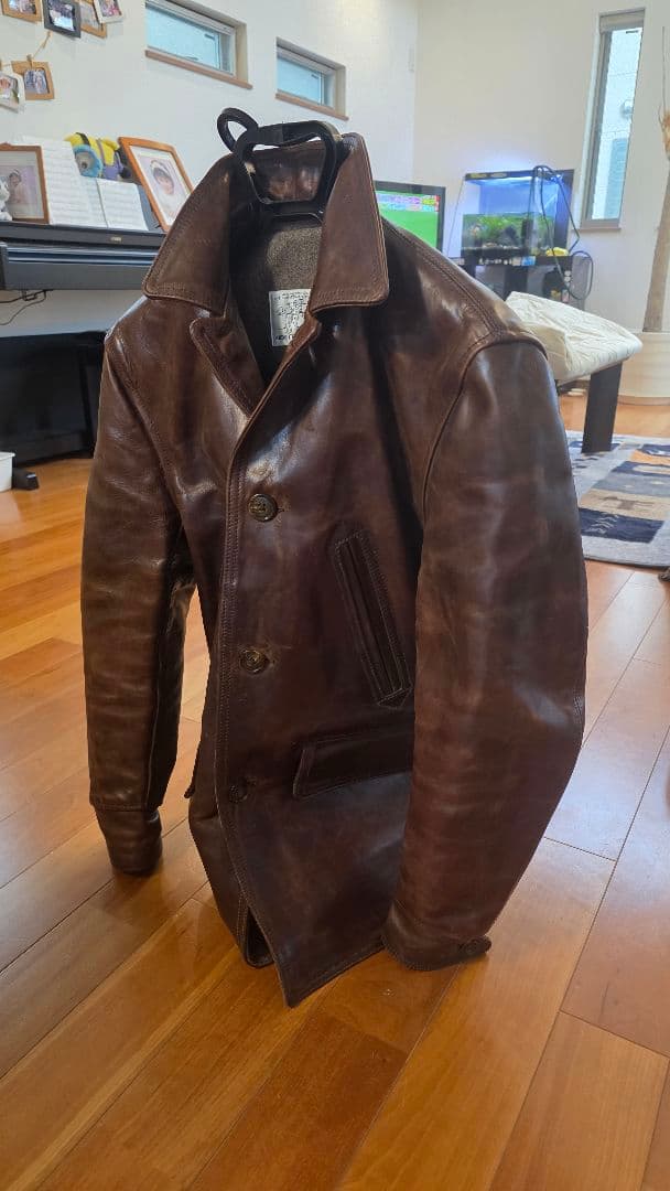 R*i様 AERO LEATHER　ホースハイド レザー ジャケット　サイズ36