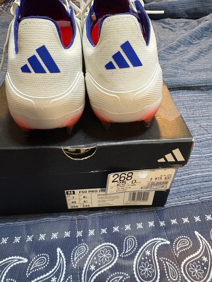 再値下げ！adidasスパイク　F50 PRO HG/AG IF1325 25㎝