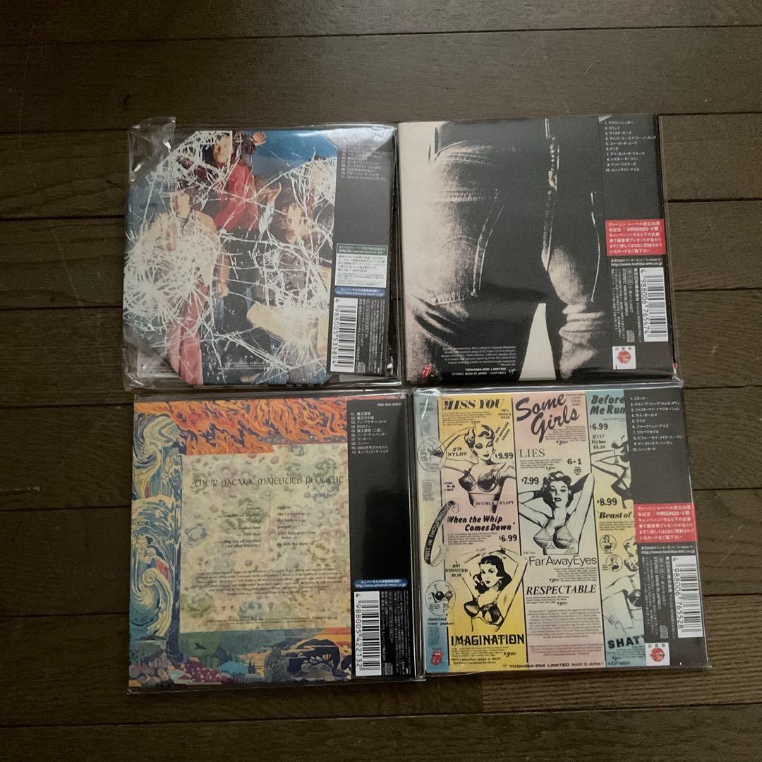 The Rolling Stones 変形紙ジャケCD 4枚セット