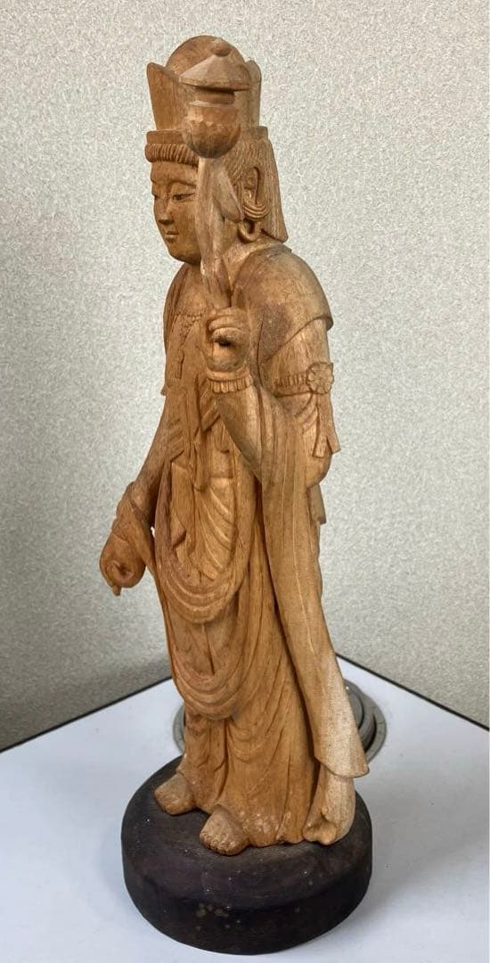 大菩薩像　手彫り　村上さん作