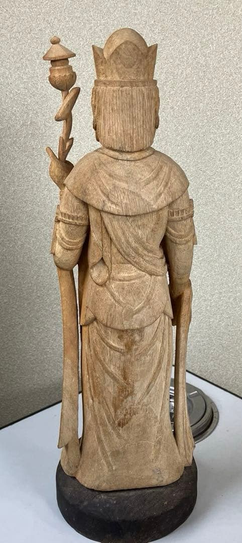 大菩薩像　手彫り　村上さん作