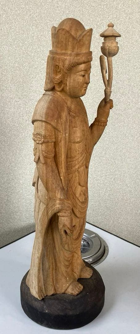 大菩薩像　手彫り　村上さん作