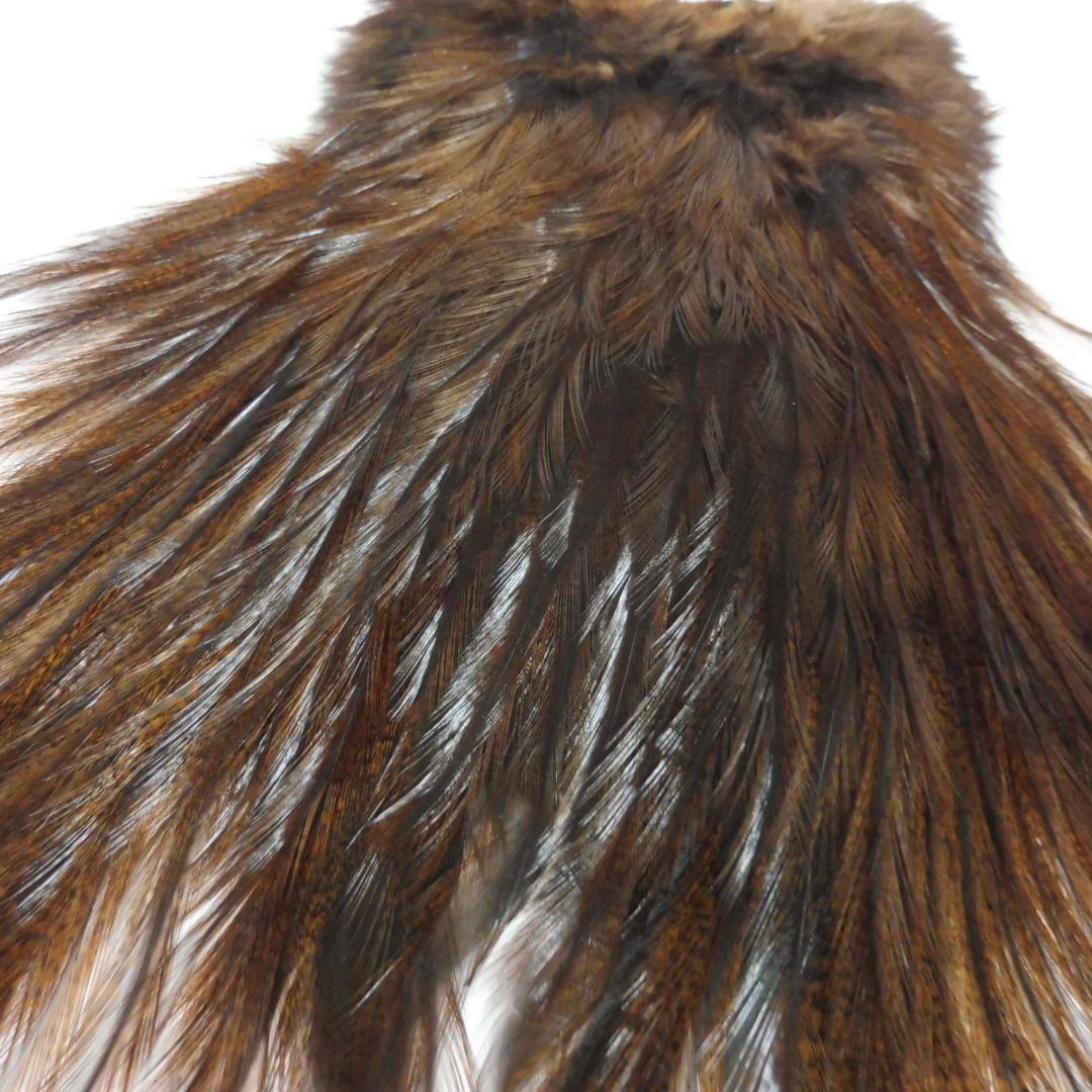 コックデレオン Whiting Badger dyed Brown