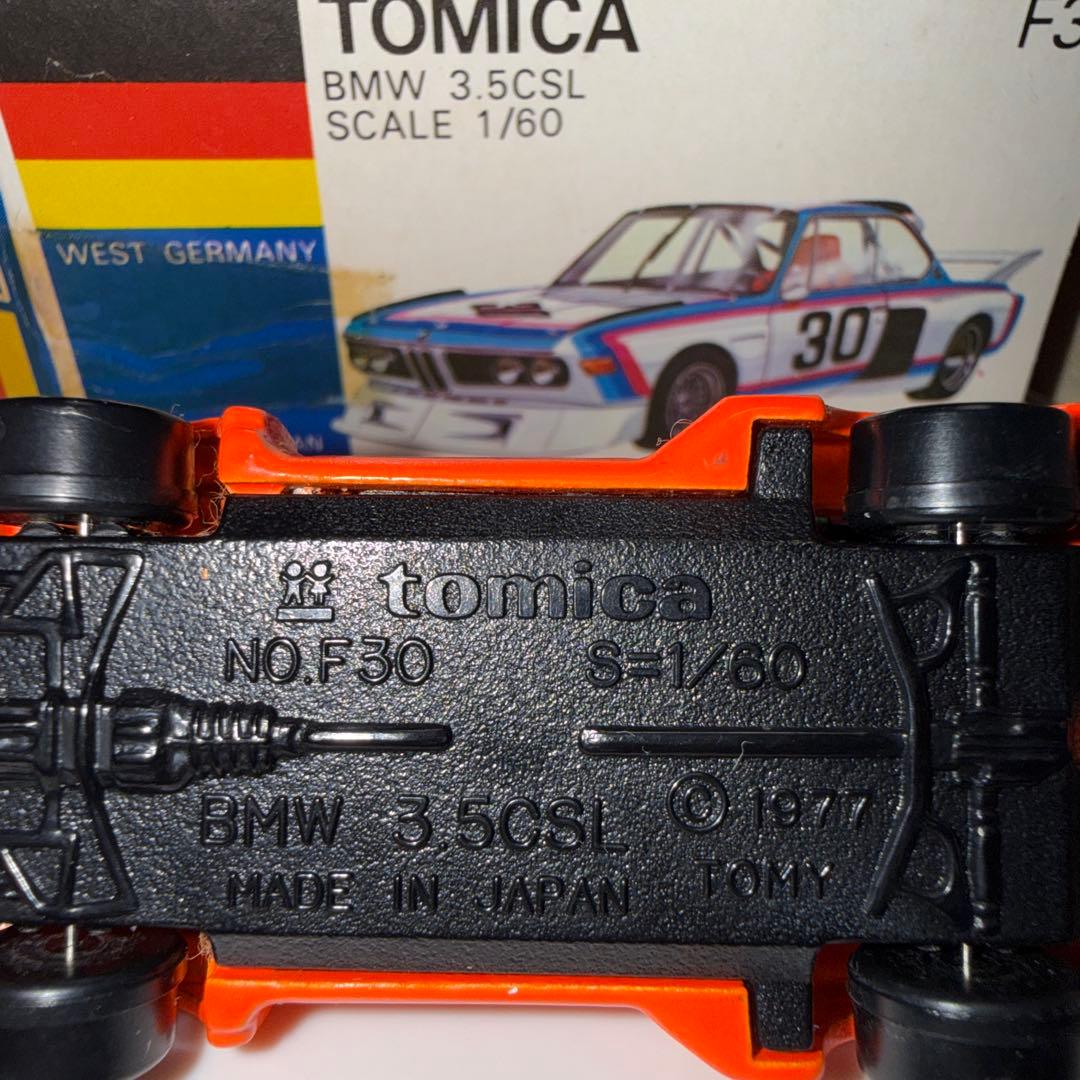 日本製トミカ NO.F30  3.5 CSL オレンジ 箱付き